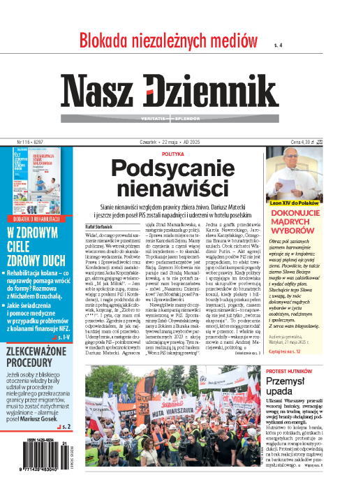 Nasz Dziennik z dnia 22.05.2025 wydanie PDF