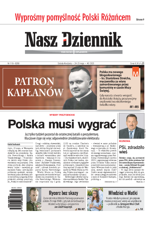 Nasz Dziennik z dnia 24.05.2025 wydanie PDF