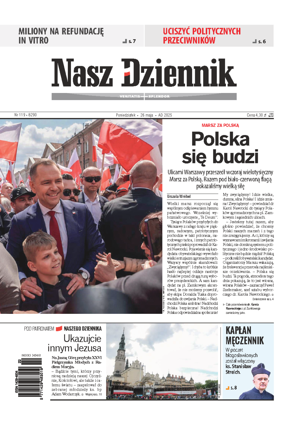 Nasz Dziennik z dnia 26.05.2025 wydanie PDF