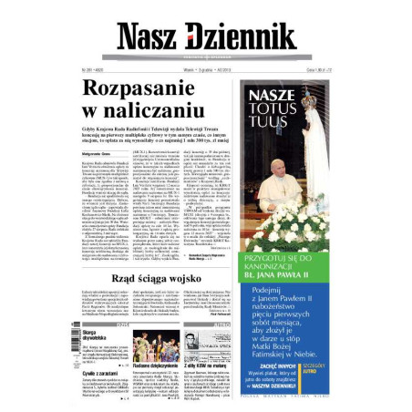 Nasz Dziennik z dnia 03.12.2013 wydanie PDF