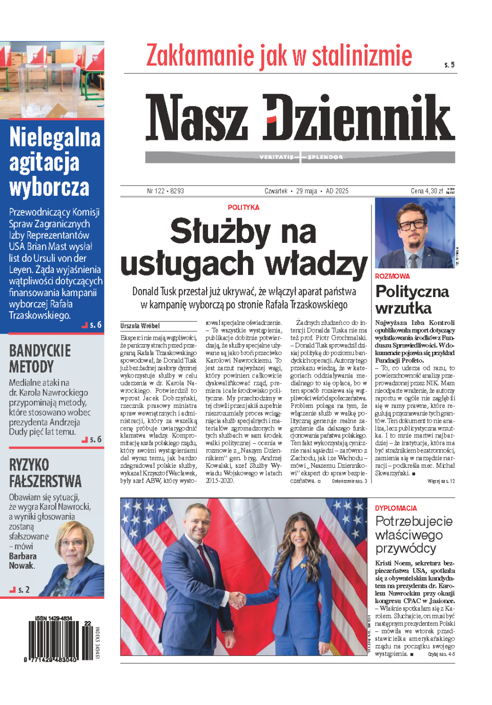 Nasz Dziennik z dnia 29.05.2025 wydanie PDF