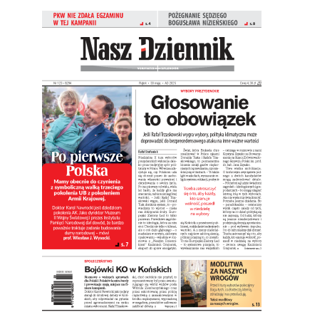 Nasz Dziennik z dnia 30.05.2025 wydanie PDF