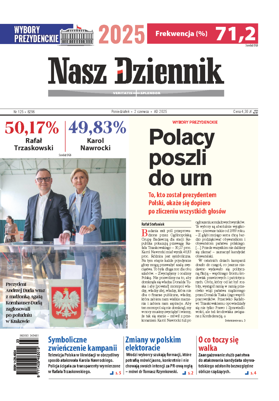 Nasz Dziennik z dnia 02.06.2025 wydanie PDF