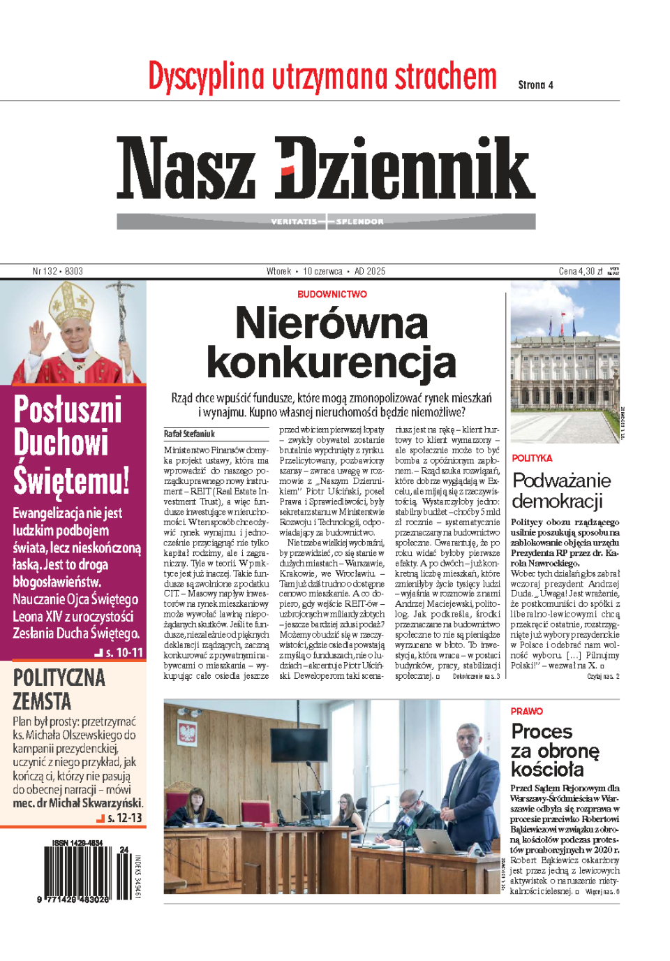 Nasz Dziennik z dnia 10.06.2025 wydanie PDF