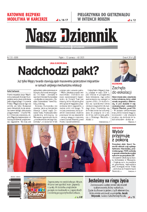 Nasz Dziennik z dnia 13.06.2025 wydanie PDF