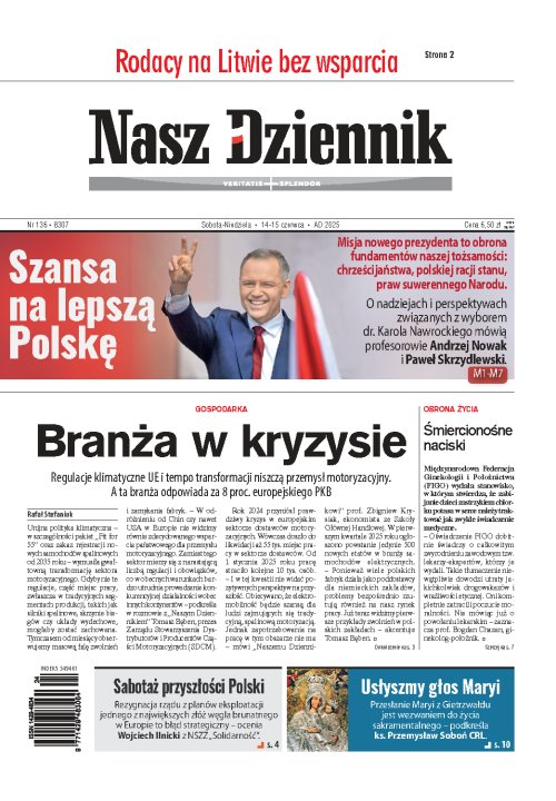 Nasz Dziennik z dnia 14.06.2025 wydanie PDF