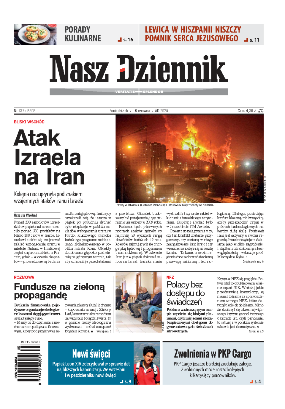 Nasz Dziennik z dnia 16.06.2025 wydanie PDF