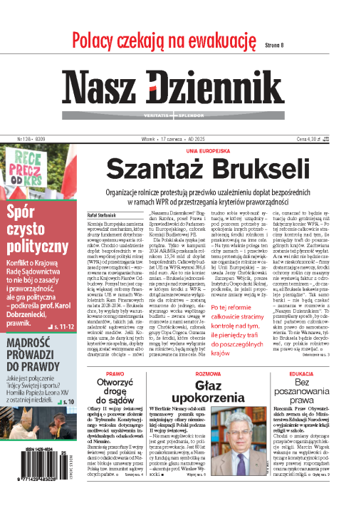 Nasz Dziennik z dnia 17.06.2025 wydanie PDF