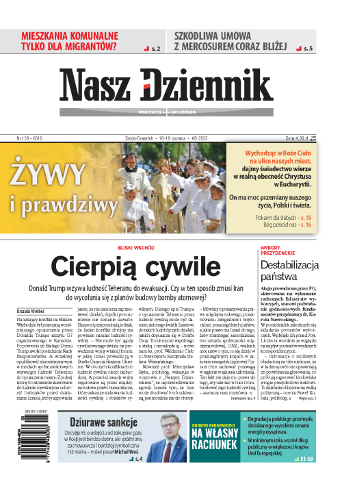 Nasz Dziennik z dnia 18.06.2025 wydanie PDF