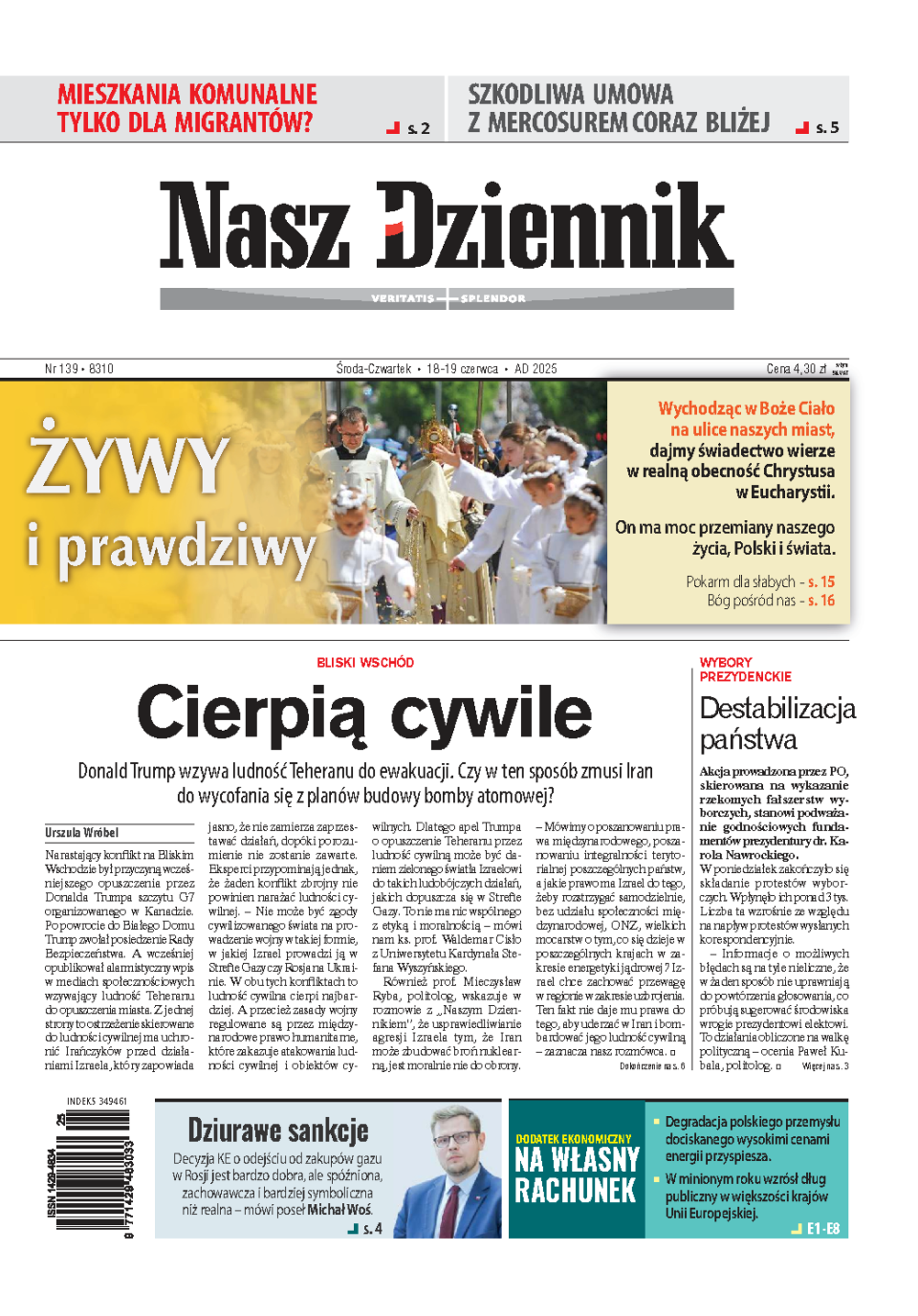 Nasz Dziennik z dnia 18.06.2025 wydanie PDF