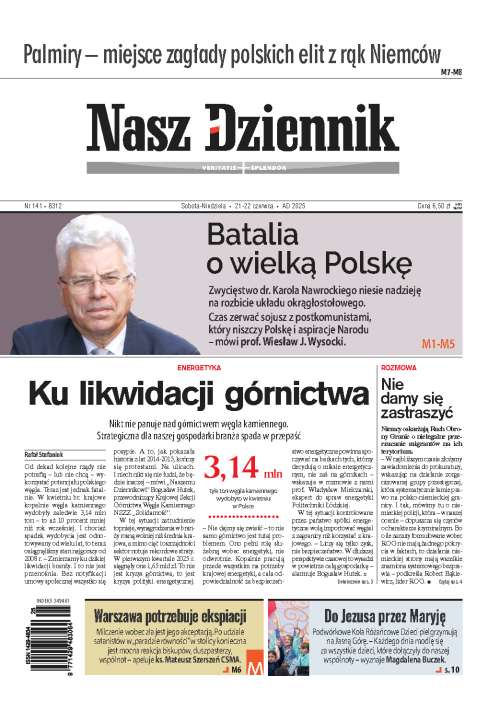 Nasz Dziennik z dnia 21.06.2025 wydanie PDF
