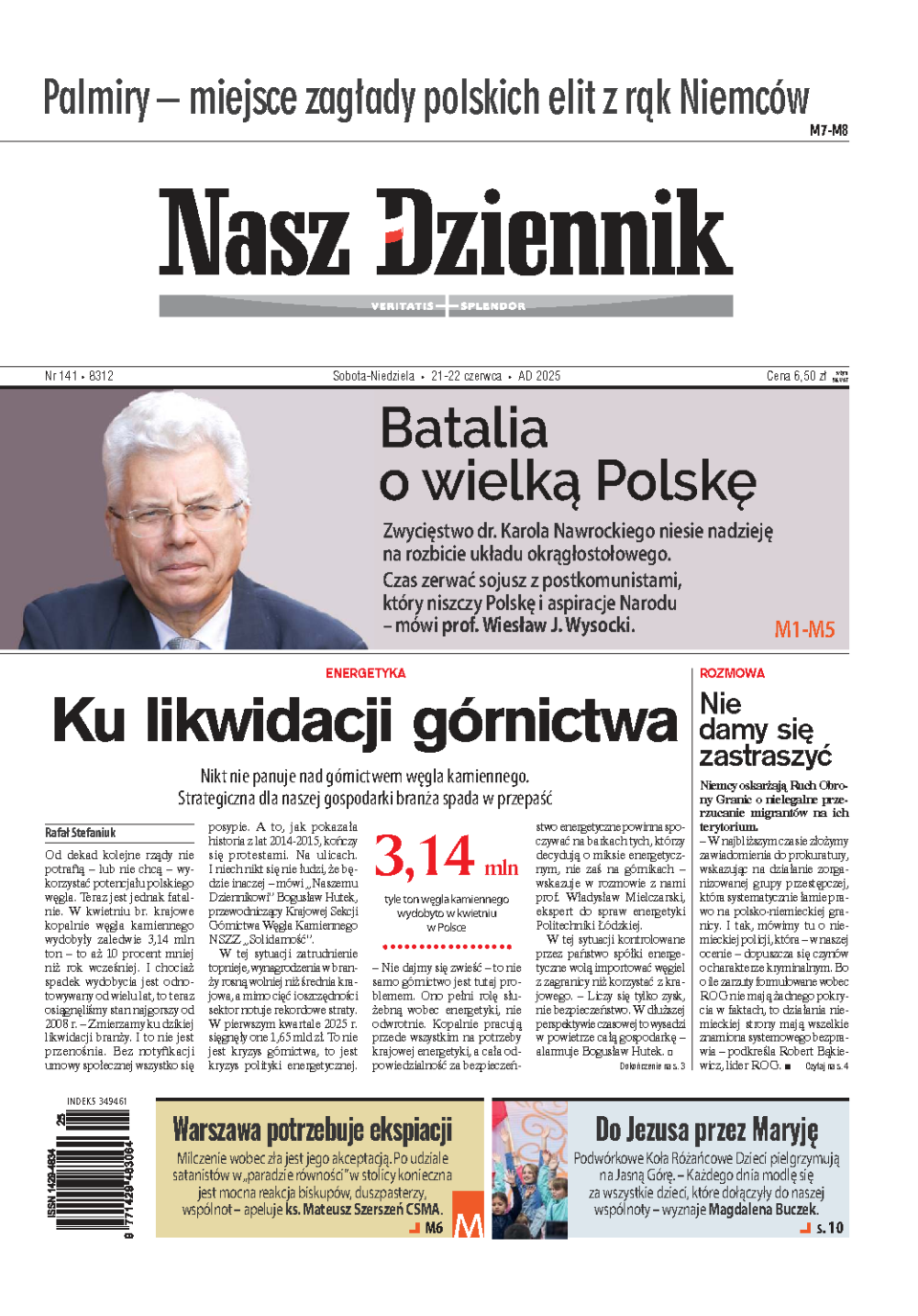 Nasz Dziennik z dnia 21.06.2025 wydanie PDF