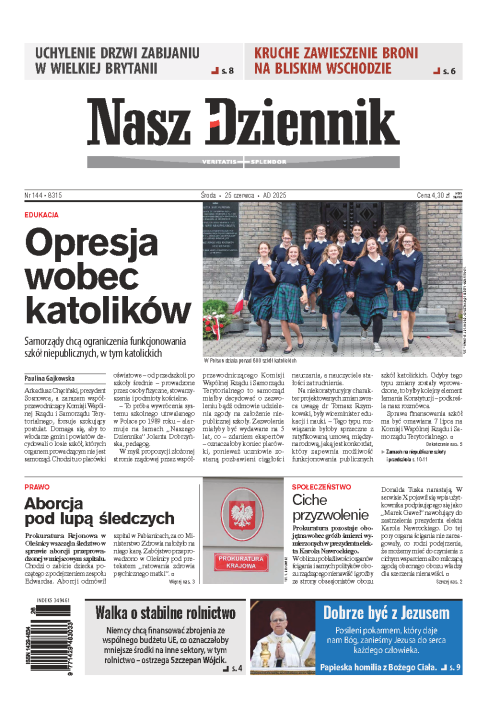 Nasz Dziennik z dnia 25.06.2025 wydanie PDF