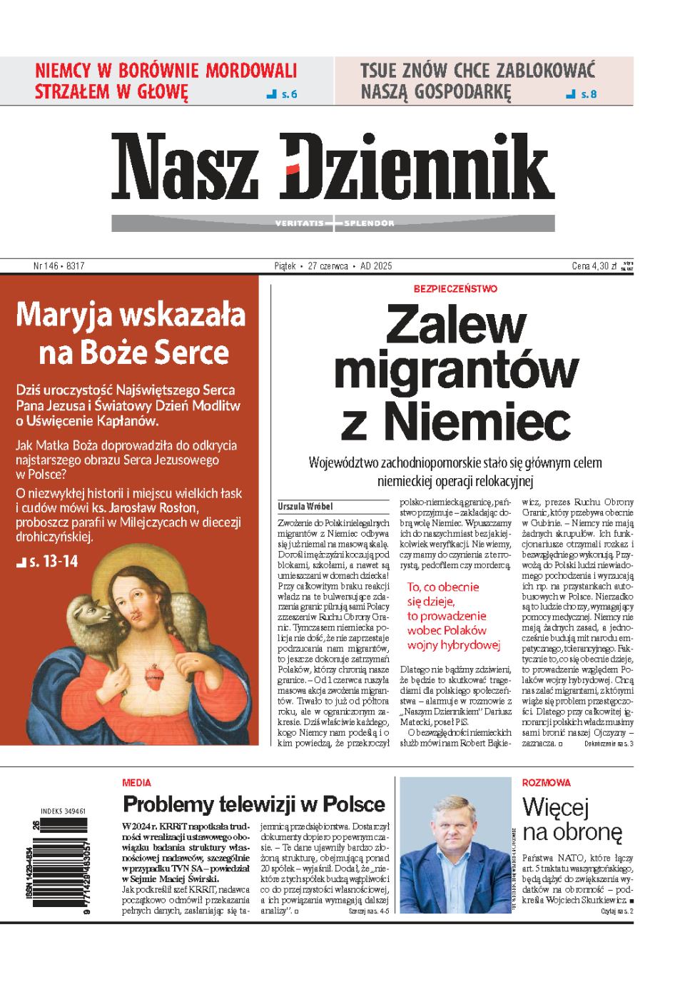 Nasz Dziennik z dnia 27.06.2025 wydanie PDF
