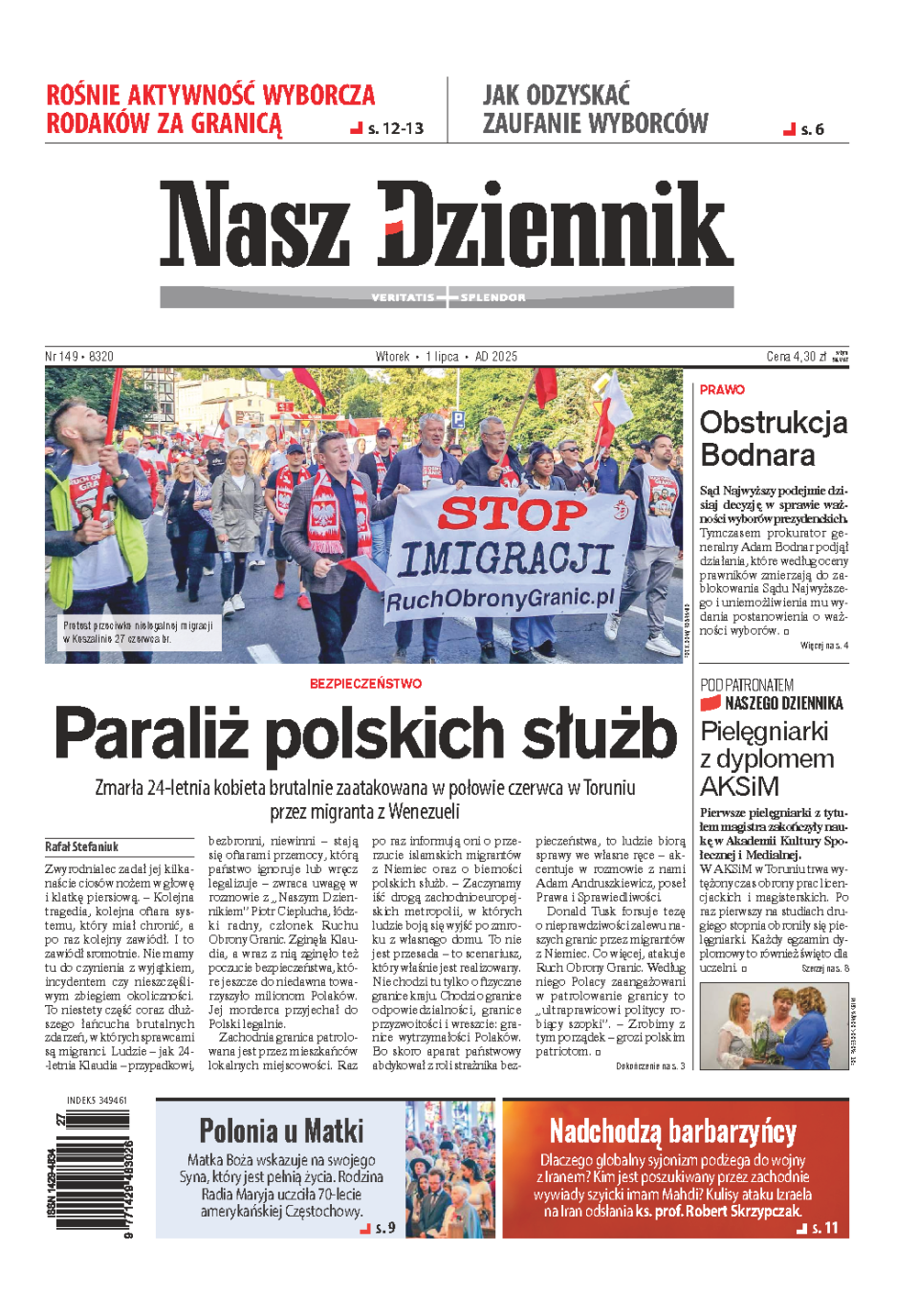 Nasz Dziennik z dnia 01.07.2025 wydanie PDF