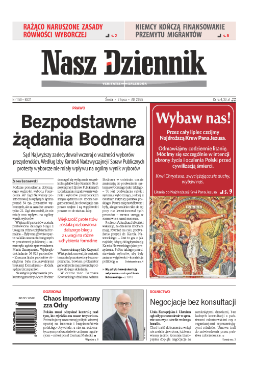 Nasz Dziennik z dnia 02.07.2025 wydanie PDF
