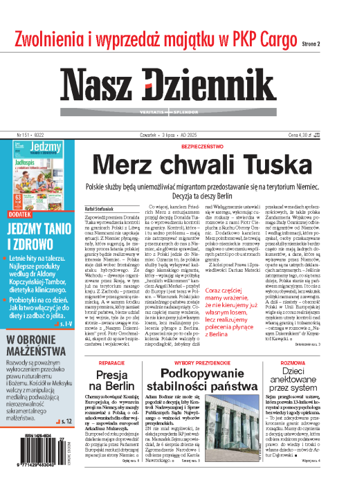 Nasz Dziennik z dnia 03.07.2025 wydanie PDF
