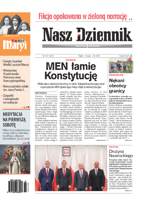 Nasz Dziennik z dnia 04.07.2025 wydanie PDF