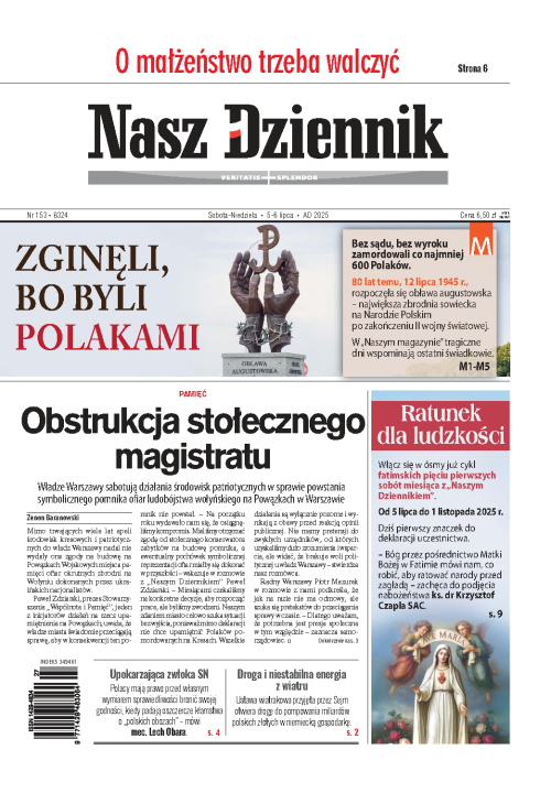 Nasz Dziennik z dnia 05.07.2025 wydanie PDF