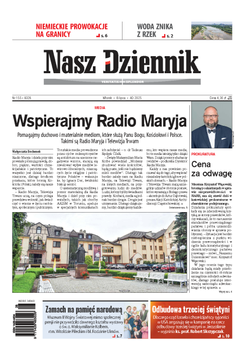 Nasz Dziennik z dnia 08.07.2025 wydanie PDF