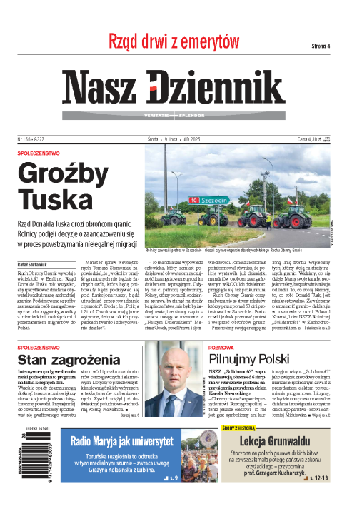 Nasz Dziennik z dnia 09.07.2025 wydanie PDF