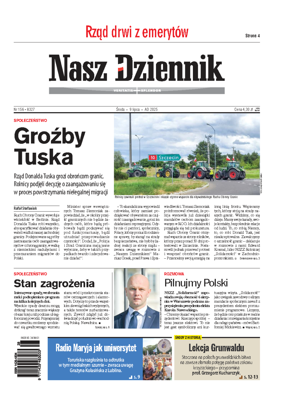 Nasz Dziennik z dnia 09.07.2025 wydanie PDF