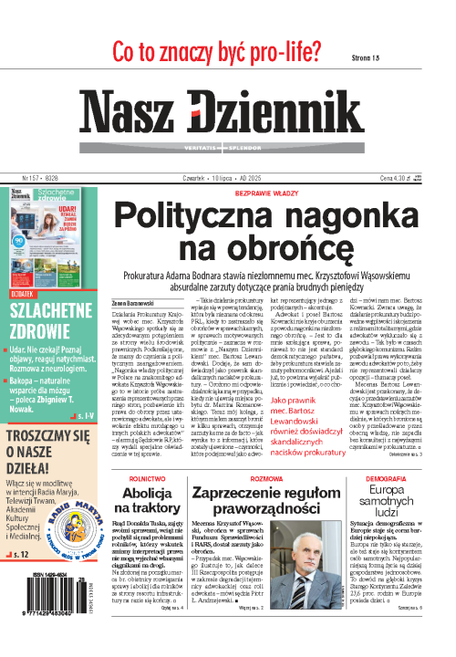 Nasz Dziennik z dnia 10.07.2025 wydanie PDF