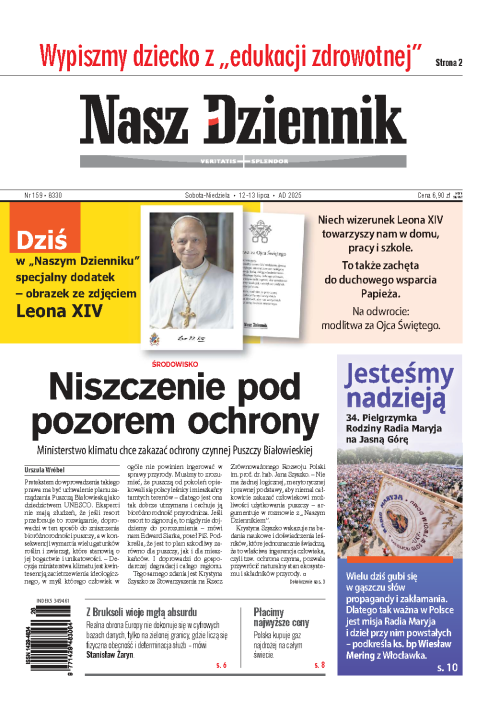Nasz Dziennik z dnia 12.07.2025 wydanie PDF