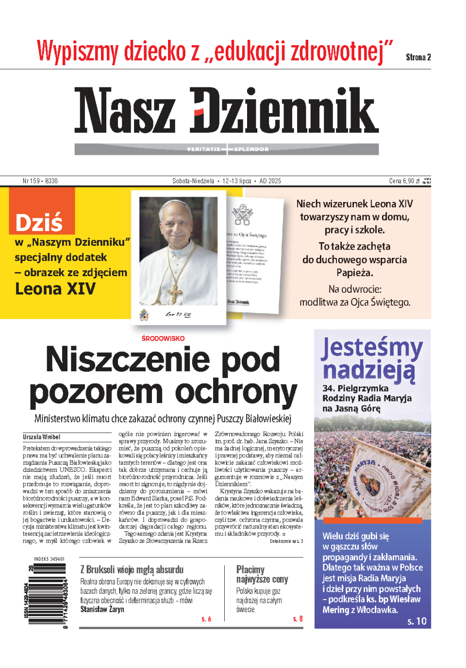 Nasz Dziennik z dnia 12.07.2025 wydanie PDF