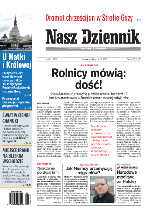 Nasz Dziennik z dnia 15.07.2025 wydanie PDF