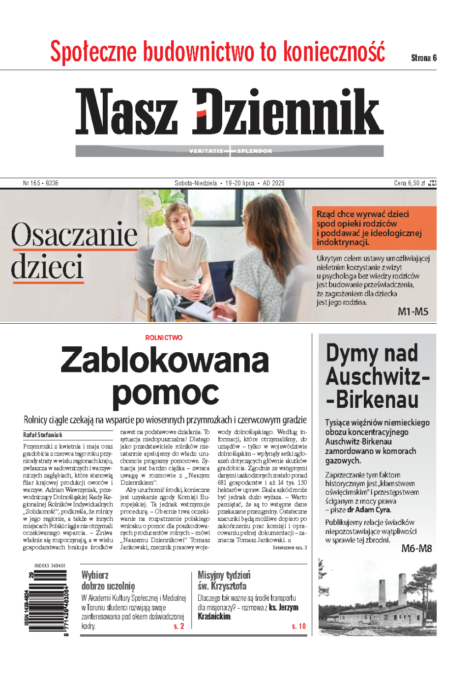 Nasz Dziennik z dnia 19.07.2025 wydanie PDF