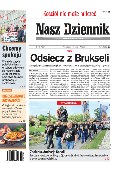 Nasz Dziennik z dnia 21.07.2025 wydanie PDF