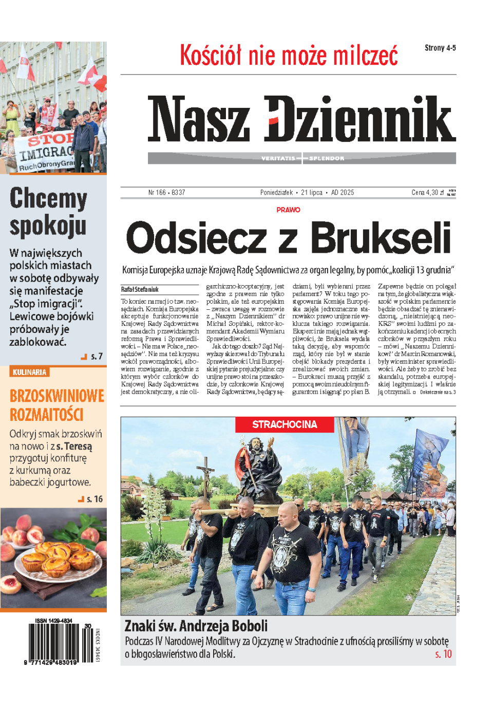 Nasz Dziennik z dnia 21.07.2025 wydanie PDF
