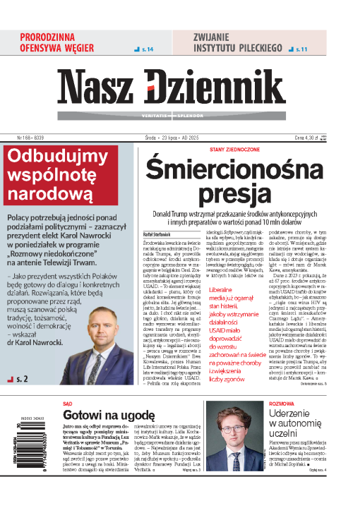 Nasz Dziennik z dnia 23.07.2025 wydanie PDF