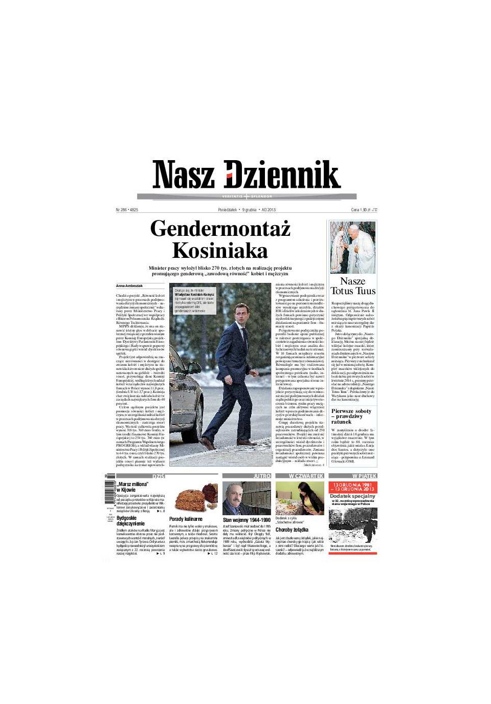 Nasz Dziennik z dnia 09.12.2013 wydanie PDF