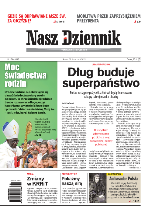 Nasz Dziennik z dnia 30.07.2025 wydanie PDF