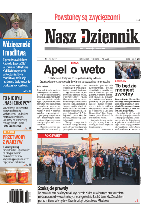 Nasz Dziennik z dnia 04.08.2025 wydanie PDF