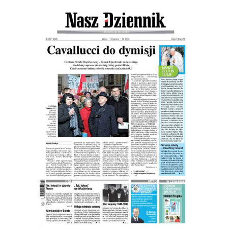 Nasz Dziennik z dnia 10.12.2013 wydanie PDF
