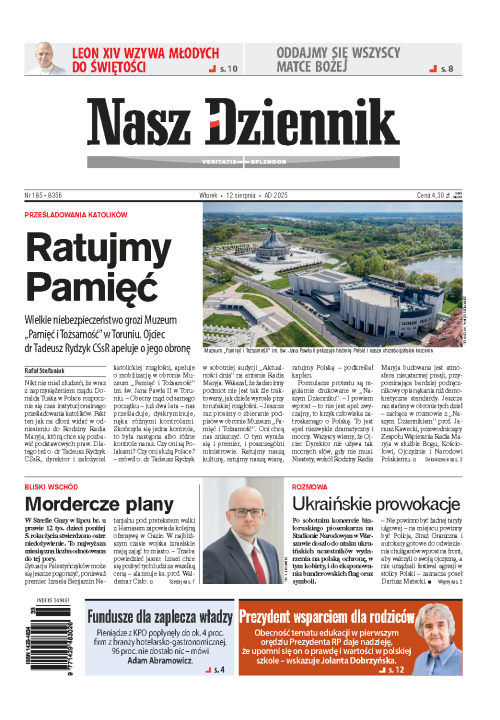 Nasz Dziennik z dnia 12.08.2025 wydanie PDF