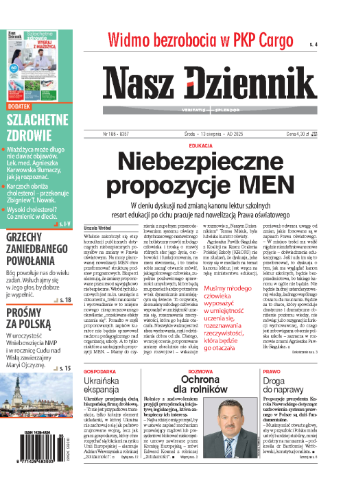 Nasz Dziennik z dnia 13.08.2025 wydanie PDF