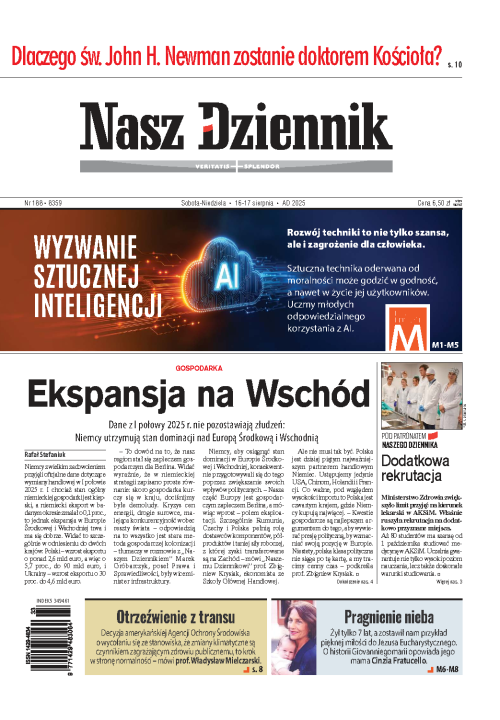 Nasz Dziennik z dnia 16.08.2025 wydanie PDF
