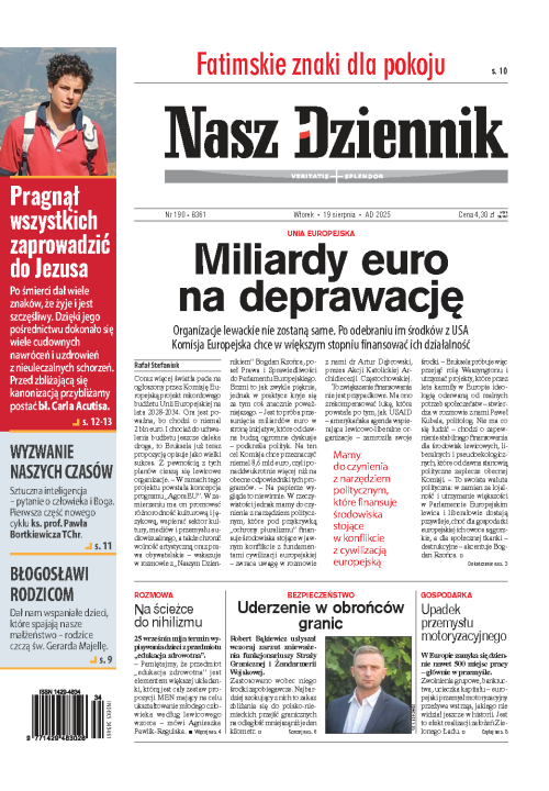Nasz Dziennik z dnia 19.08.2025 wydanie PDF