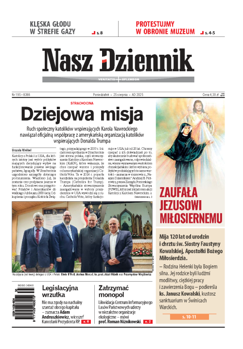 Nasz Dziennik z dnia 25.08.2025 wydanie PDF