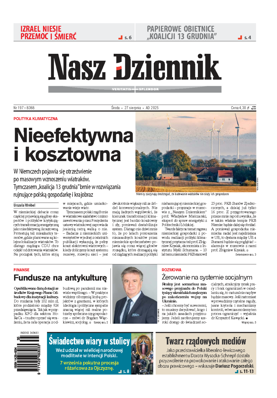 Nasz Dziennik z dnia 27.08.2025 wydanie PDF
