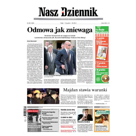 Nasz Dziennik z dnia 13.12.2013 wydanie PDF