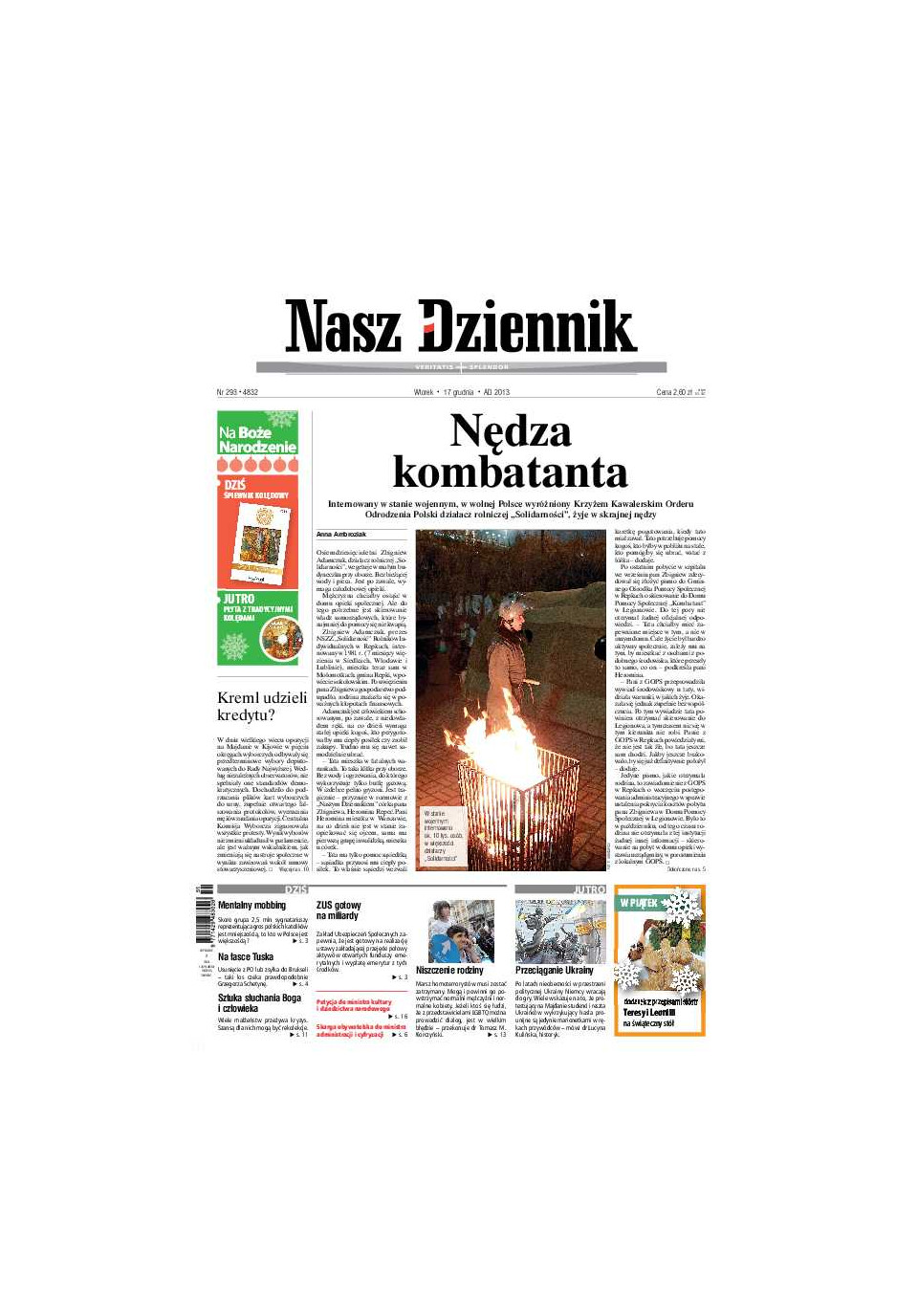 Nasz Dziennik z dnia 17.12.2013 wydanie PDF