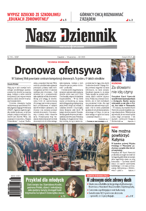 Nasz Dziennik z dnia 18.09.2025 wydanie PDF