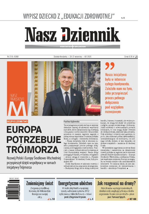 Nasz Dziennik z dnia 20.09.2025 wydanie PDF