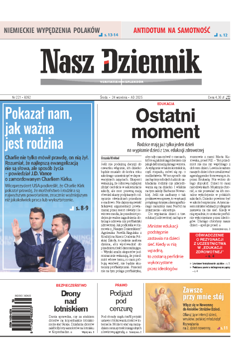 Nasz Dziennik z dnia 24.09.2025 wydanie PDF