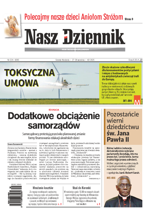 Nasz Dziennik z dnia 27.09.2025 wydanie PDF